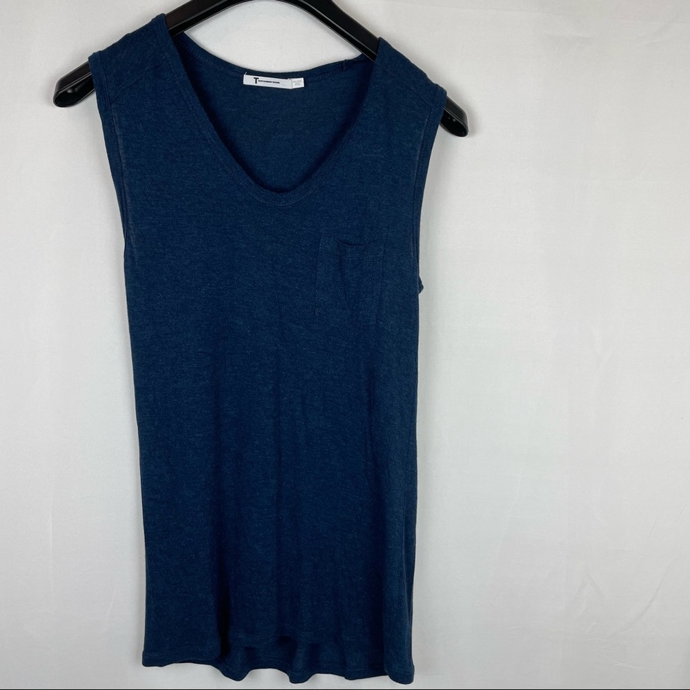 T by Alexander Wang classic pocketed tank top XS oversized